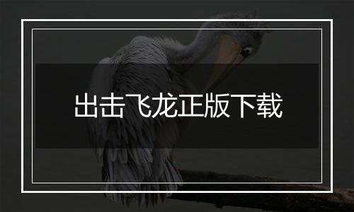 出击飞龙正版下载最新版