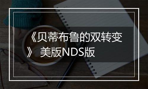 《贝蒂布鲁的双转变》 美版NDS版