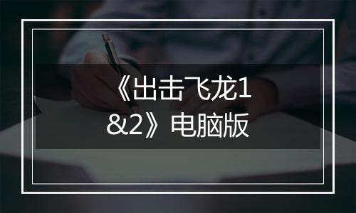 《出击飞龙1&2》电脑版最新版