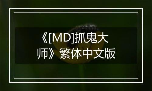 《[MD]抓鬼大师》繁体中文版最新版